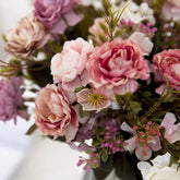 Kit de composition florale artificielle en soie vintage